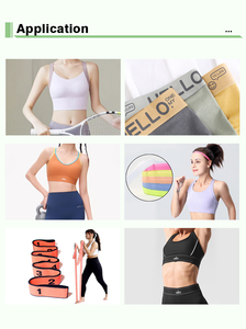 High Quality anti-tear Braided <strong>elastic</strong> Jacquard <strong>webbing</strong> Designer printed Logo Woven <strong>Polyester</strong> Ribbon <strong>Webbing</strong> for Bags - Product Image 6