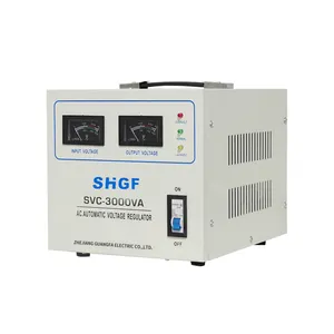 중국 공급 업체 가격 3000W 5000W 비접촉식 AC 110V 200V 230V 자동 안정기 전압 조정기 AVR