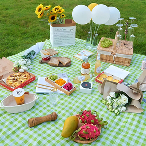 Di động ngoài trời có thể gập lại bãi biển không thấm nước Mat đi bộ đường dài du lịch gia đình buổi hòa nhạc không thấm nước Dã Ngoại chăn - Product Image 5