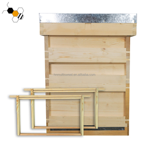 Pinus Boîte <span class=keywords><strong>de</strong></span> ruche nationale en bois Royaume-Uni Ruche d'abeille nationale britannique en bois <span class=keywords><strong>de</strong></span> <span class=keywords><strong>cèdre</strong></span> rouge - Product Image 1