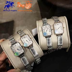 Montres de couple élégantes et simples, design quartz, classiques, étanches, pour homme et femme, montre personnalisée - Product Image 2