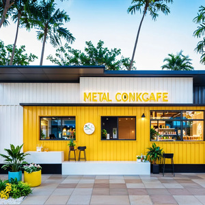 Casa Contenedor Desmontable Personalizable para Uso Comercial, Restaurante, Tienda de Café y Té con Leche, Casa Prefabricada Modular - Product Image 4