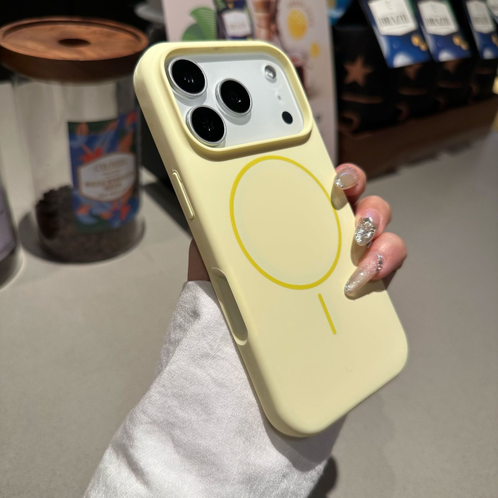Creamy yellow