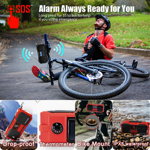2025 Kopen Beste Rood Draagbare 4000 Mah Dab Zaklamp Digital Hand <span class=keywords><strong>Cranck</strong></span> Noodradio Solar En Opwindbaar Kit de supervivencia - Product Image 5
