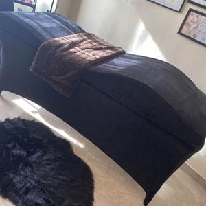 Surmatelas en mousse à mémoire <span class=keywords><strong>de</strong></span> <span class=keywords><strong>forme</strong></span> moderne en velours en <span class=keywords><strong>forme</strong></span> <span class=keywords><strong>de</strong></span> vague pour salon <span class=keywords><strong>de</strong></span> beauté, <span class=keywords><strong>massage</strong></span> et extension <span class=keywords><strong>de</strong></span> cils - Product Image 5