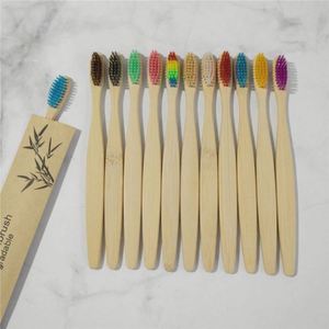 Eco Friendly Bamboo Reusable <b>Toothbrushes</b> Portable Adult Soft for Home Travel Hotel Use USA Mairun Model 823 - Product Image 6