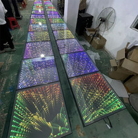 Nouvelle technologie 2026 : Jeux de sol LED « Le sol est du lave » avec éclairage LED intégré et miroirs de salon LED