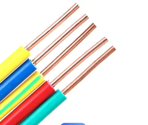 1.5mm 2.5mm 4mm Single Stranded PVC Cable House Wire Electrical BV Copper Wire