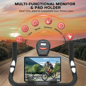 Hoge kwaliteit smart spinningfiets, professioneel, 100 kg max. belasting, zwaar vliegwiel, indoor cardio training, duurzame spinningfiets - Product Image 2