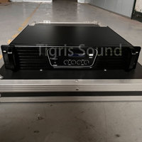 Amplificateurs audio de scène professionnels haute puissance DSP4.12 4*1600W avec boîtier métallique pour spectacles sonores en direct, systèmes d'équipement DJ