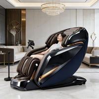 Fauteuil de massage thaïlandais multi-techniques à gravité zéro 3D pliable avec airbag intégral, chauffage et étirement profond des fascias