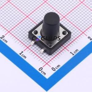 KH-12X12X13H-SMT Tactile Switch SMD,12x12mm Switch ( Switch Length: 12mm )( Switch Width: 12mm )( Switch Height: 13mm ) - Product Image 1