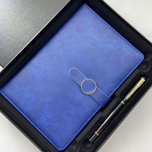 Set de Regalo Empresarial Personalizado con Logotipo, Libreta de Cuero PU con Cierre, Bolígrafo, Agenda, Diario A5, Cuaderno de Tapa Dura - Product Image 1
