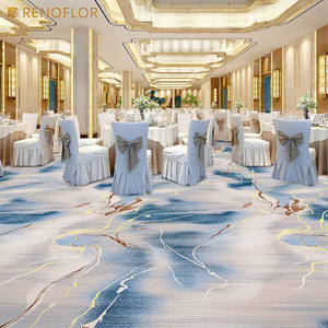 Moquette de qualité supérieure fabriquée en Chine, à Pékin, sur mesure pour les salles de cinéma, les hôtels, les couloirs d'événements, moquette murale à moquette murale - Product Image 5