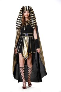 Costume d'Halloween pour adulte <span class=keywords><strong>Tenue</strong></span> de la reine pharaon égyptienne, Costume Cosplay de déesse grecque - Product Image 2