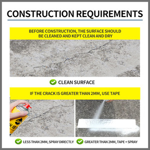 El aerosol impermeable se utiliza para fugas <span class=keywords><strong>de</strong></span> impermeabilización <span class=keywords><strong>en</strong></span> la pared exterior del baño <span class=keywords><strong>en</strong></span> el techo - Product Image 5