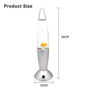 Lámpara de lava RGB Tornado, decoración LED de paisaje, ambiente creativo, cambio automático de color, enchufe USB, fuente de alimentación 3*AA - Product Image 5