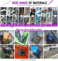 Broyeur de déchets métalliques à deux arbres pour canettes en aluminium, meubles, fer, coques de voitures et copeaux d'acier