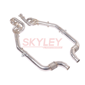 Выпускной коллектор SKYLEY Custom Turbo для Ford Mustang V8 5.0L 2015-2024, длинные трубчатые патрубки, спортивные передние соединительные трубы Mustang - Product Image 4