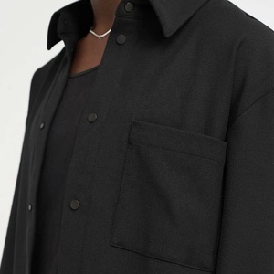 Autumn <strong>Button</strong> <strong>up</strong> Turn-Down Collar Shirts Long Sleeve Shirt With Pocket Casual Men Shirts - Product Image 3