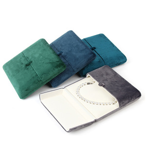 Étui de voyage de luxe pour bijoux, étui à bijoux haut de gamme en velours, vente chaude, étui à bijoux personnalisé - Product Image 1