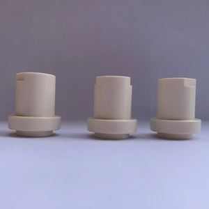 Pieza de ingeniería resistente al desgaste para maquinaria textil: Guía de hilo de POM/PEEK con ojal de collarín único - Product Image 1
