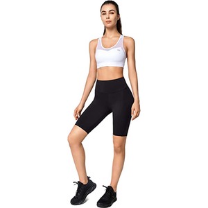 Pantalones cortos de motorista de alta calidad para mujer, mallas con bolsillos de cintura alta, Control de barriga, absorción de humedad, venta al por mayor, OEM - Product Image 5
