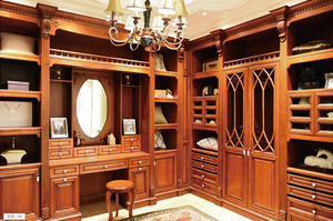 Armadio In legno massiccio di lusso con armadio In legno massello con camera da letto e <span class=keywords><strong>Design</strong></span> intelligente - Product Image 3