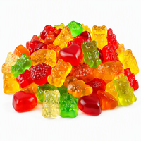 OEM ODM Fabriek Meerdere Kleuren Gezonde Fruit Smaak Gelatine Gummies Beren Zoete Zachte Kauwgom Snoepjes