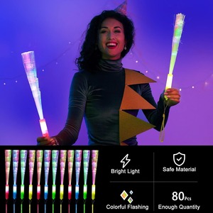 <strong>Glow</strong> Fiber Wands <strong>Sticks</strong> Halloween Party Favors LED Flashing Wand <strong>Glow</strong> <strong>Sticks</strong> Bulk Party Pack Fiber Optic Light Wand <strong>Sticks</strong> - Product Image 3