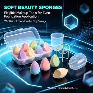 Ensemble d'éponges de maquillage pour fond de teint, correcteur et mélange de cosmétiques - Product Image 2