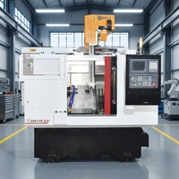 Tour CNC à lit incliné automatique avec tourelle porte-outils, Centre de tournage CNC