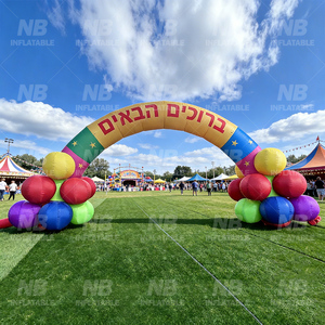 <b>Inflatable</b> Arch Door Entrance for Outdoor Race Event Decoration and Advertising With 3D Flower 20240629 <b>Inflatable</b> <b>Halloween</b> Dec - Product Image 6
