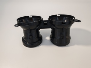 Độ chính xác cao tùy chỉnh PC + ABS crom mạ điều trị lớp E Cửa thoát khí lớn xi lanh tiêm khuôn nhà sản xuất - Product Image 2