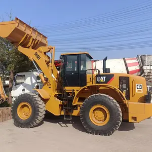 Carregadeiras de pneus usadas para veículos de engenharia CAT 966H Motor potente e forte capacidade de carga Carregadeiras Caterpillar 966H de segunda mão