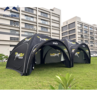 Tente gonflable personnalisée pour événements promotionnels en extérieur, tente publicitaire pour équipe de rallye, gazebo gonflable portable pour équipe sportive
