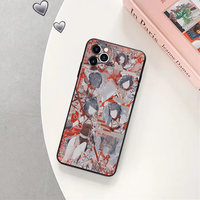 Nouveauté, coque de téléphone portable en TPU souple avec différents designs d'anime, impression de votre propre logo, coque de téléphone