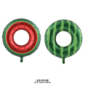 Watermelon Popsicle Balloon 87.5cm39cm Party Decoration Birthday <b>Cartoon</b> Aluminum Foil Balloons - Product Image 4