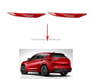 ZHOUDING OEM LH 50553181/50535813 <span class=keywords><strong>RH</strong></span> 50553182/50535812 Réflecteur de pare-chocs arrière ALFA ROMEO STELVIO SUV 17-2023 Noir Luxe <span class=keywords><strong>Auto</strong></span> - Product Image 2