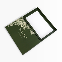 Boîte cadeau de luxe en carton rigide avec couvercle plat mat, impression de logo, pour cadeaux de fêtes, vente en gros