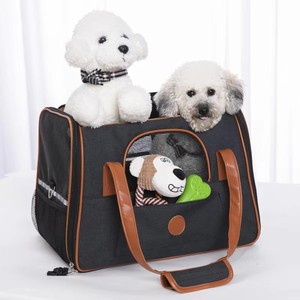 <span class=keywords><strong>Sac</strong></span> <span class=keywords><strong>de</strong></span> <span class=keywords><strong>voyage</strong></span> à fermeture à glissière portable respirant pour animaux <span class=keywords><strong>de</strong></span> compagnie pour chiens et chats en polyester PU - Product Image 3