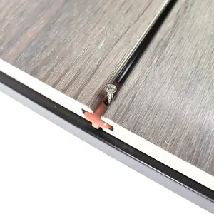 Clip per pannelli per pavimenti in plastica composita wpc chiusura a scatto nascosta pe per accessori per pavimenti