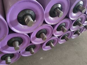 Rodillo Transportador SANS 1313, Rodillo Transportador Plano Nuevo, Rodamiento de Bolas de Hierro de Acero al Carbono, Rodillo Transportador para Plantas de Cemento, Industrias Mineras, 1000 kg - Product Image 3