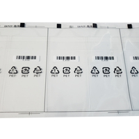 Autocollant transparent personnalisé, étiquette auto-adhésive sur papier double face