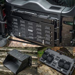 High Quality Foldable Trunk Rear Door <b>Shelf</b> Double Layer Tailgate <b>Table</b> Storage Rack Suitable for Land Rover Defender - Product Image 2