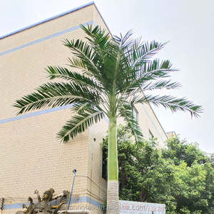 A prueba de Uv personalizado artificiales Palmeras de coco <span class=keywords><strong>gigante</strong></span> árbol de palma para centro comercial al aire libre casa jardín decoración - Product Image 4