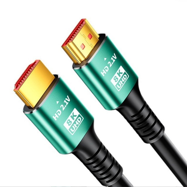 High-definition HDTV cable version 2.1 is suitable for 8K monitor, TV, computer and projector hd interface connection cables