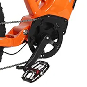 Vélo de montagne électrique belge à pneus larges, moteur arrière rétro, Shimano 7 vitesses, 26 pouces, 48 V, kit 750 W avec batterie au lithium - Product Image 2