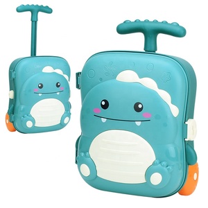 Lot de 8 pièces valise pour enfants, <span class=keywords><strong>jouet</strong></span> de plage en plein air, dinosaure, jeu pour bébé, pelle de bain, jeu d'eau, chariot - Product Image 6