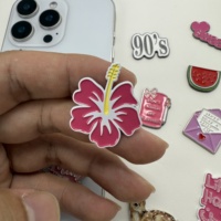 Autocollant personnalisé pour téléphone portable, emblème national, drapeau, souvenir, pendentif, badge, autocollants métalliques uniques pour téléphone